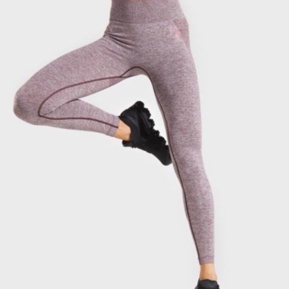 Gymshark Pants - Gymshark High Waisted Flex Leggings Winter Berry